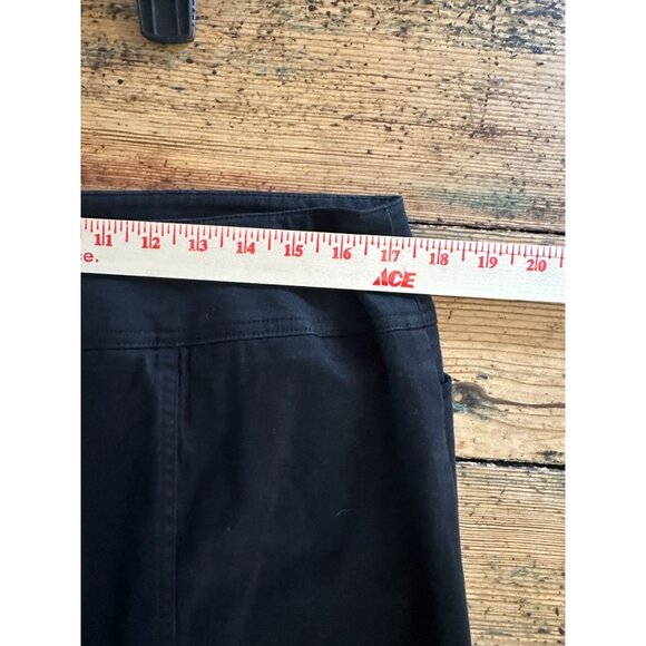Worthington Woman Black Pencil Skirt Size 16W Polyester/Spandex Midi Zipper - Picture 6 of 6